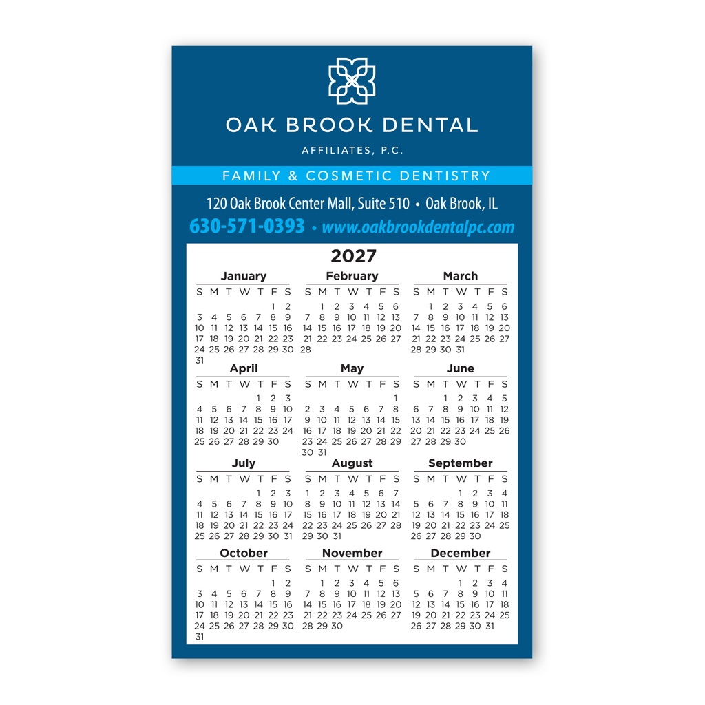 Calendar Sq Crnr Magnet 2-29/32 x 4-15/16