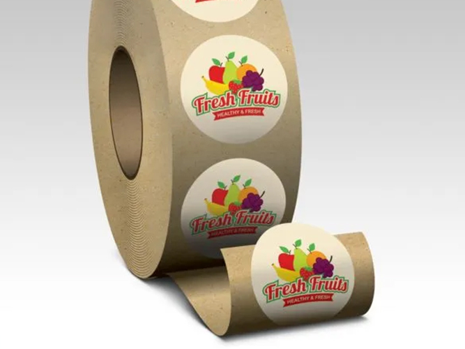 Eggshell Felt Roll Labels