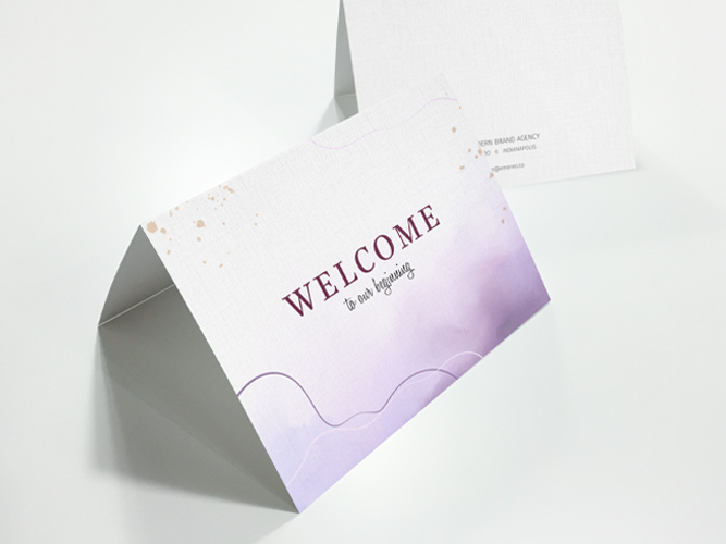 100lb Cover Linen Greeting Cards