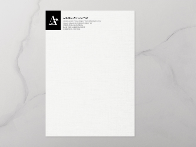 Linen Letterhead