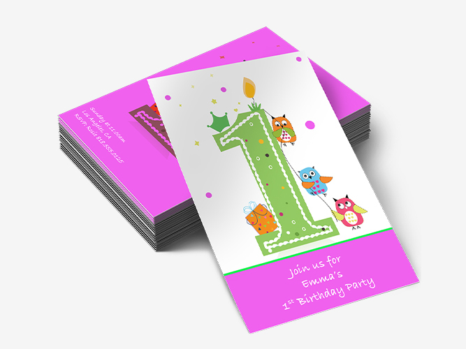 Standard Announcement Cards