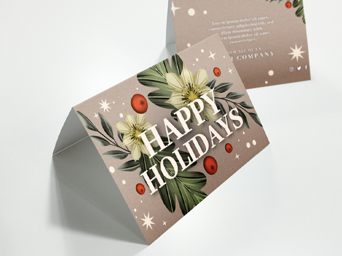 Suede Greeting Cards