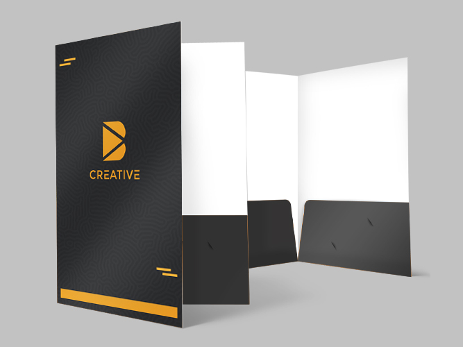 Suede Presentation Folder