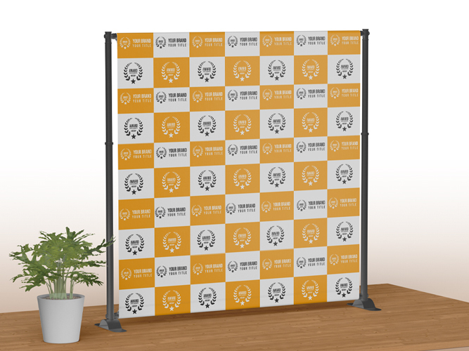 Telescopic Backdrop Banner Stands