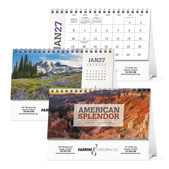 Triumph® Calendars American Splendor Desk Calendar