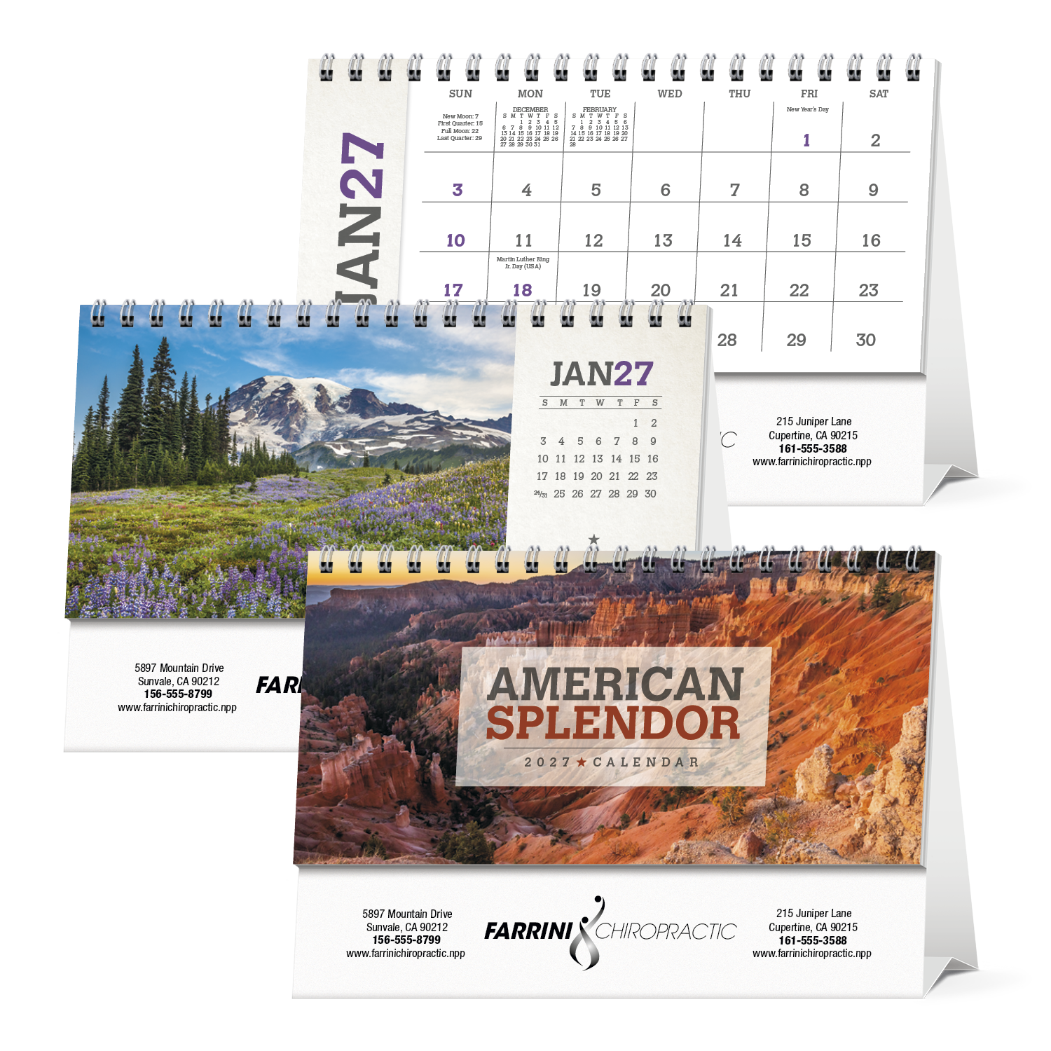 Triumph® Calendars American Splendor Desk Calendar