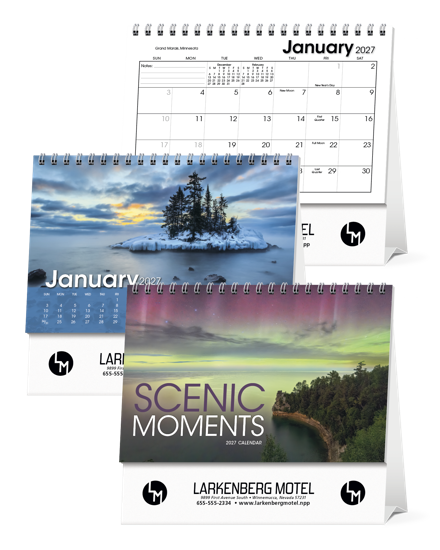 Triumph® Calendars Scenic Moments Large Desk Calendar