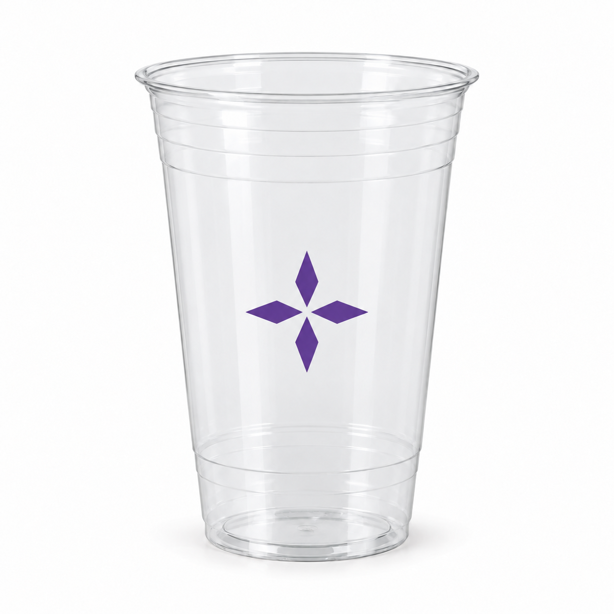 20 oz. Soft-Sided Plastic Cup with custom imprint