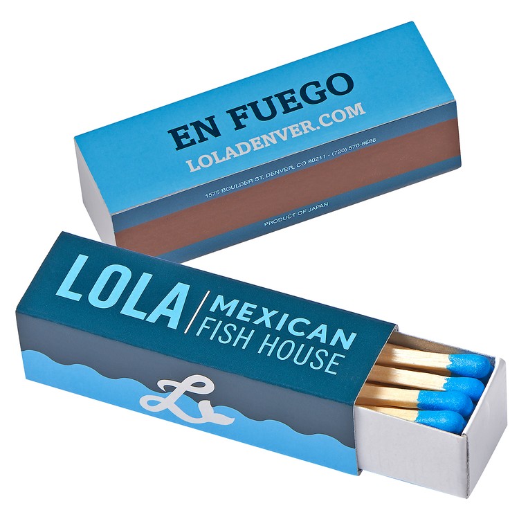 Lipstick Specialty Matchbox 21-22 Matchsticks (2-inch)