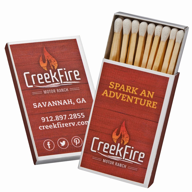 Low Quantity / Fast Turn, Tiffany Matchbox 23-24 Matchsticks (2-inch)