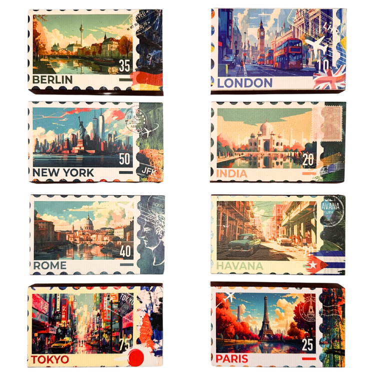 World Travel Series, 4-inch, Candle / Cigar Matchboxes
