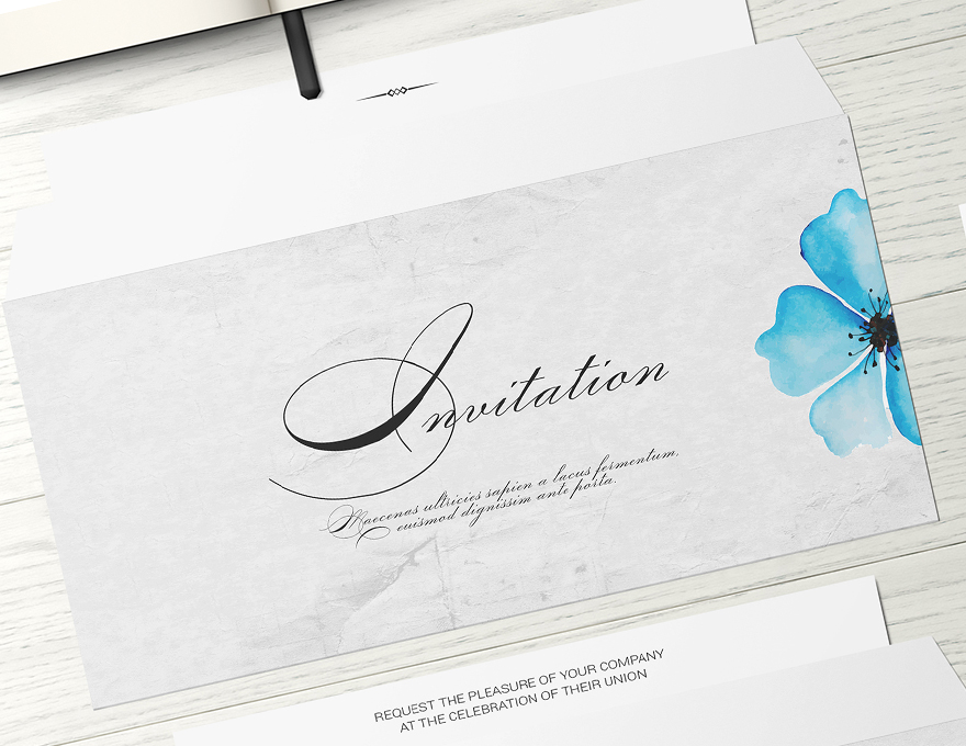 full color announcement envelopes