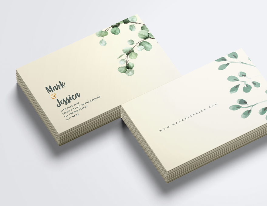 natural business cards