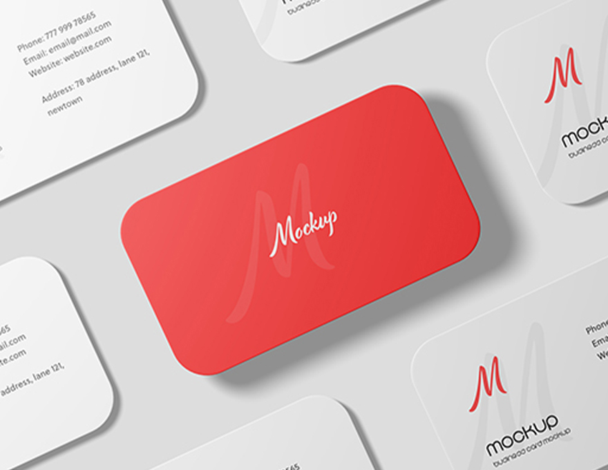 rounded corner business cards
