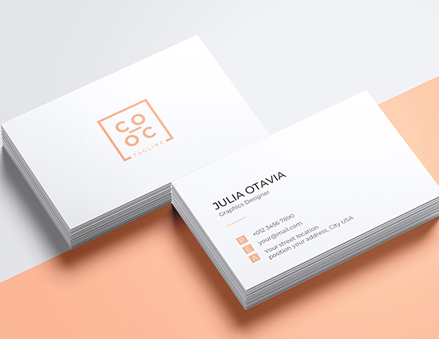 standard business cards