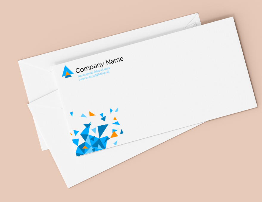 full color digital business envelopes