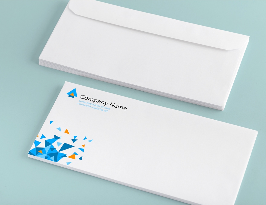 full color business offset envelopes
