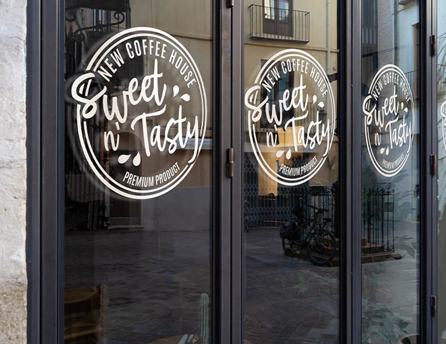 standard clear window graphic clings