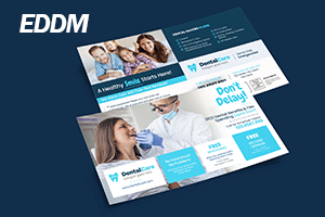 Healthcare EDDM postcards for local outreach and screenings