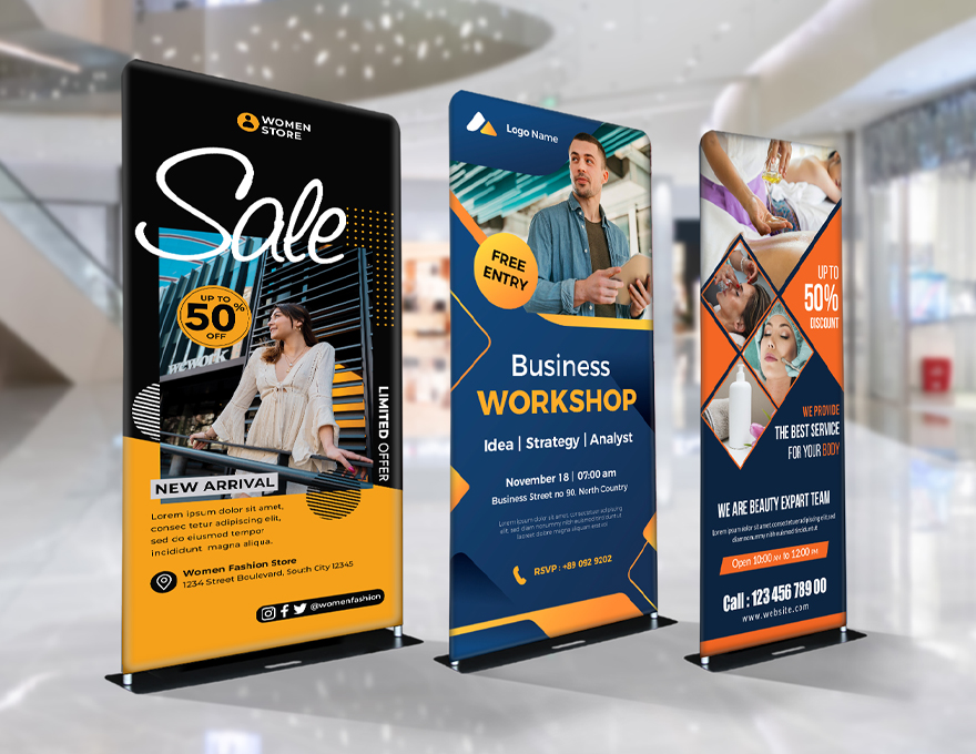 fabric tube displays