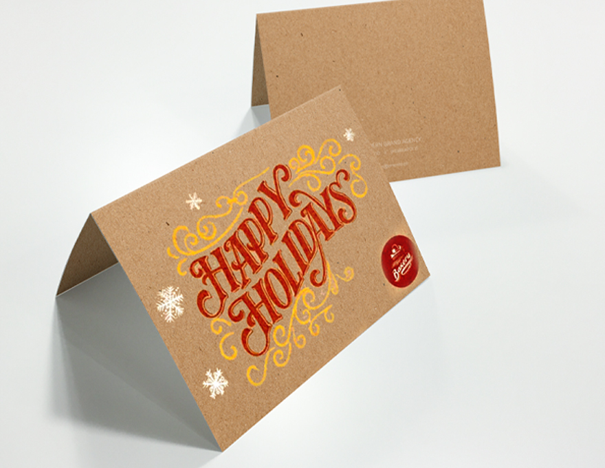 brown kraft business cards