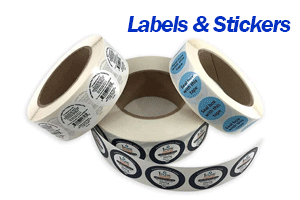 Custom roll labels for pharmacy, packaging and laboratory use