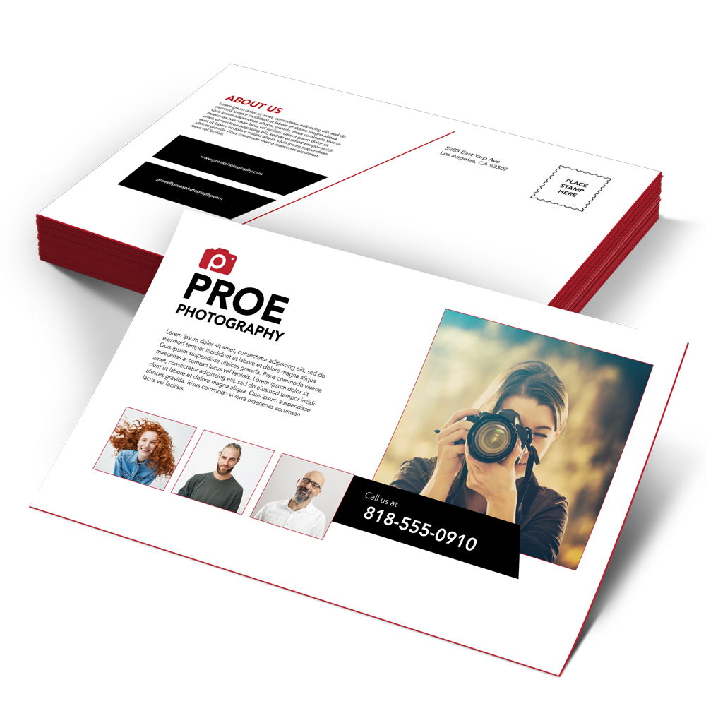 edge painted postcards