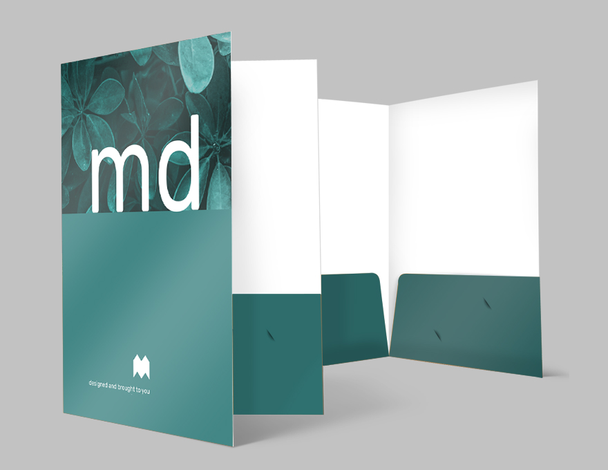 standard presentation folders