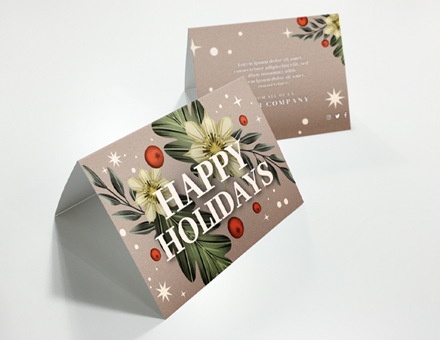 suede greeting cards