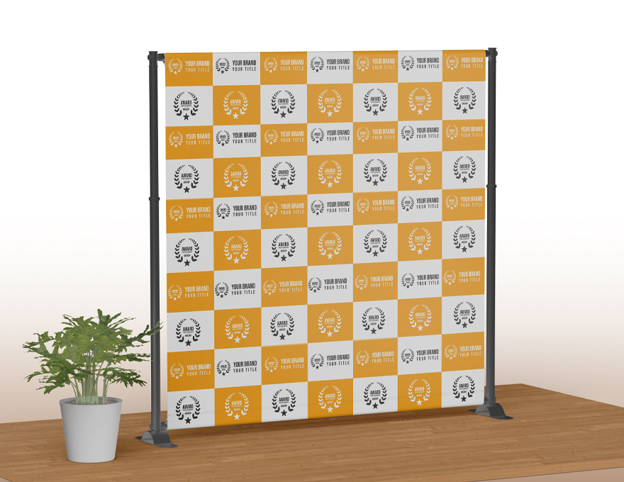 telescopic backdrop banner stands
